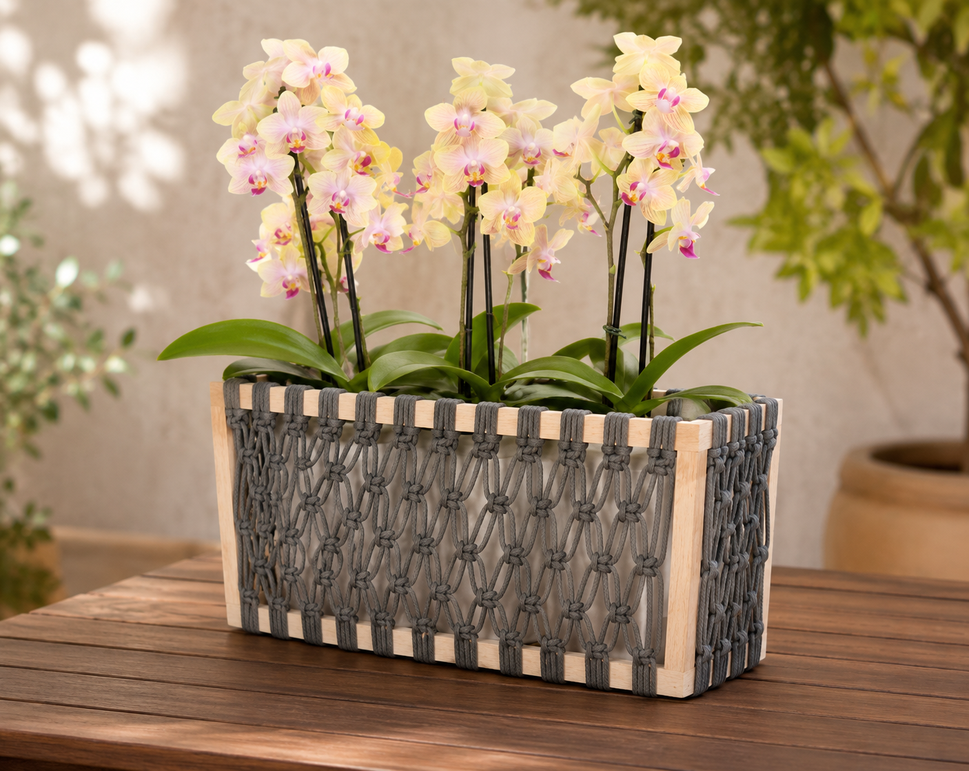 Handmade Flower Basket (Large)