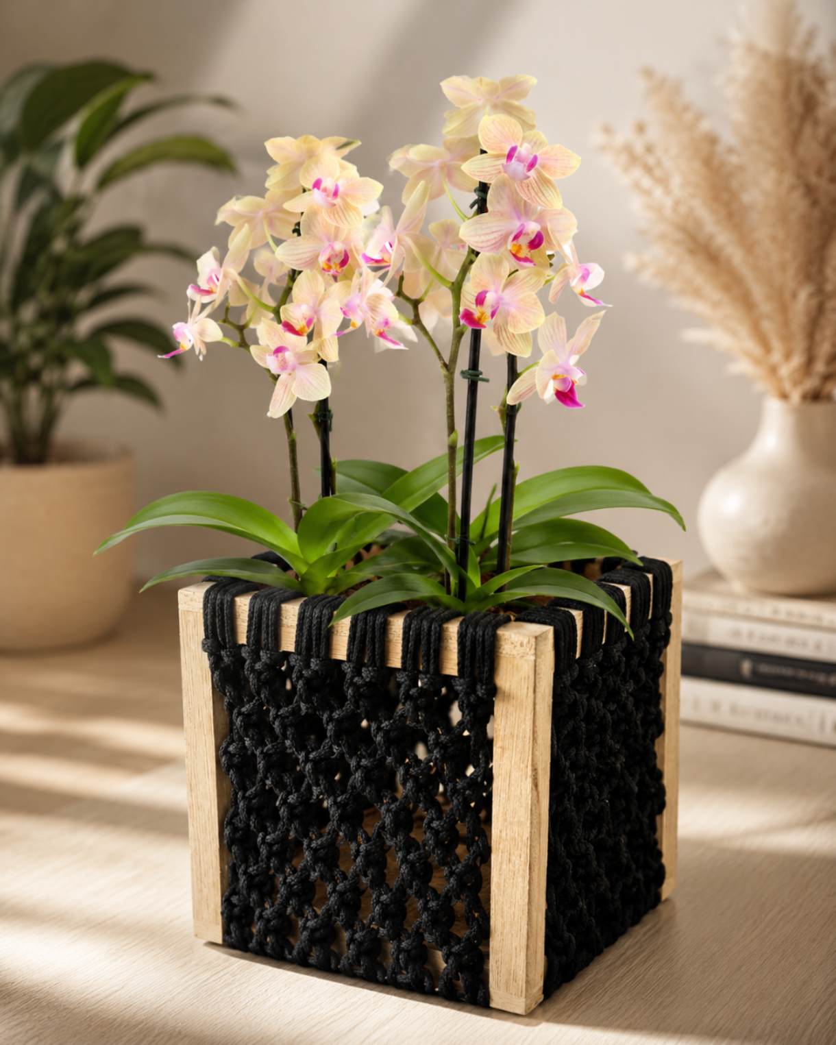 Handmade Flower Basket (Medium)